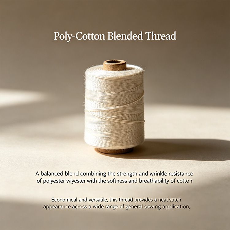 Poly-Cotton Blended Thread